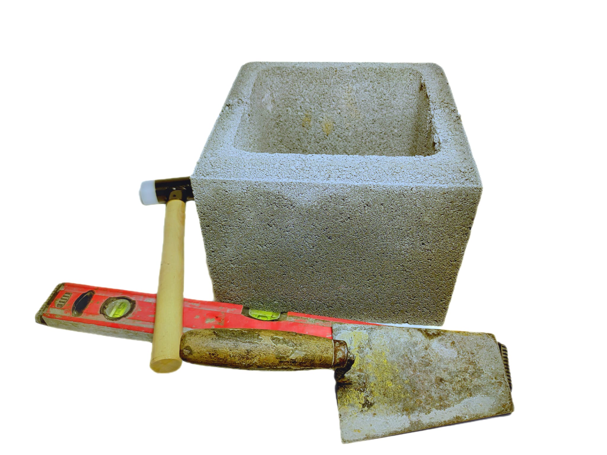 Boltar pentru stalp IBLOC BAVARIA 25X25X20cm cu sanfren